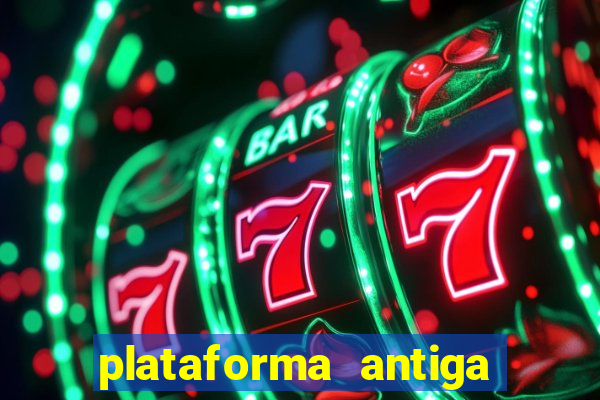 plataforma antiga de jogos